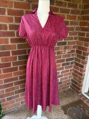 Speckled V-Neck Dress